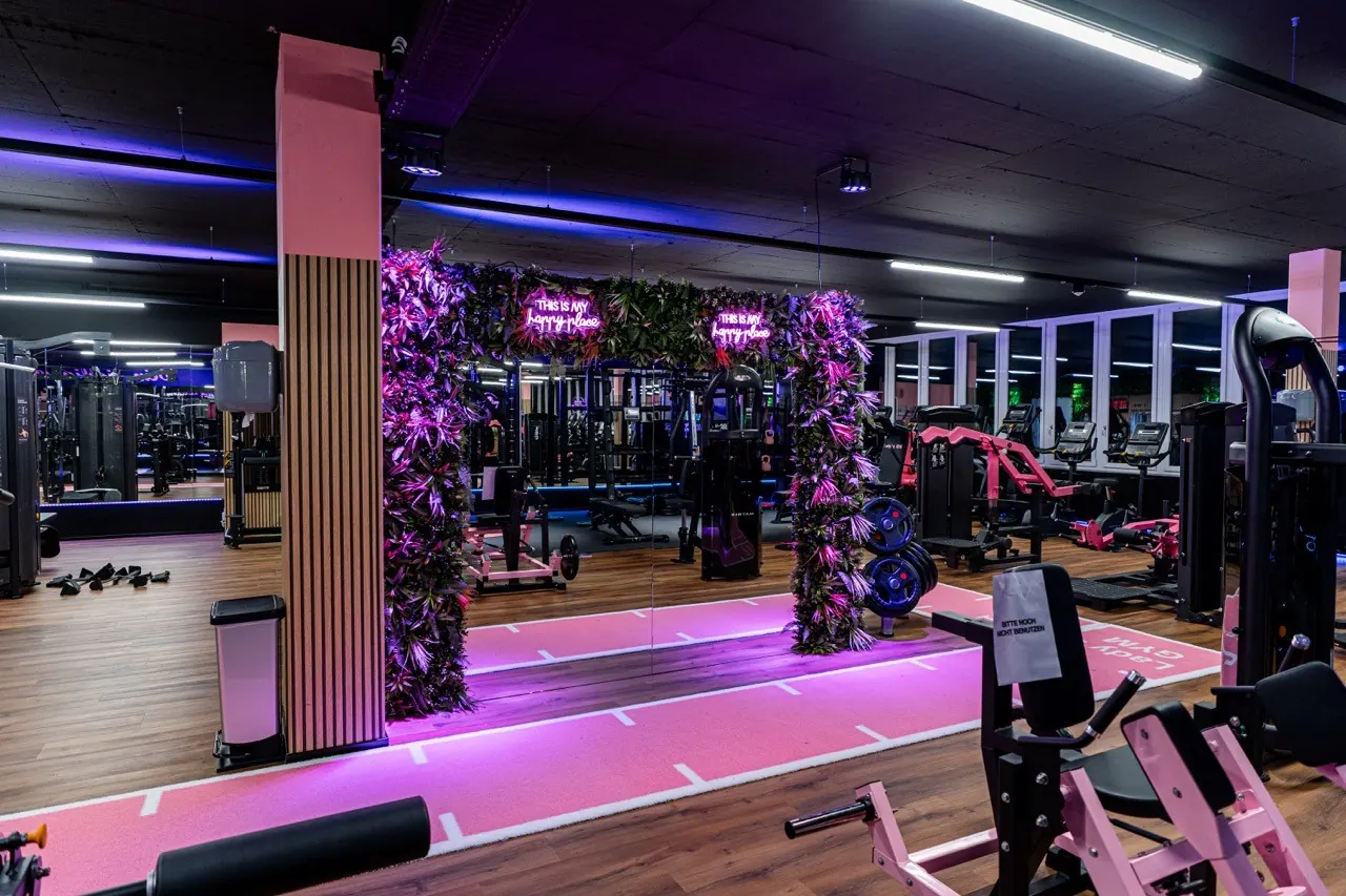 Trainingsfläche im Lady’s Gym Rothenburg